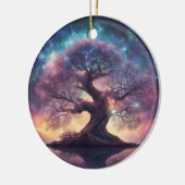 Fantasy Tree Art Keramisch Ornament (Links)