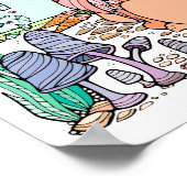 Fantasy Tree Forest Shawled Rabbit Poster (Hoek)