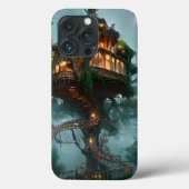 Fantasy Tree House Digital Artwork Case-Mate iPhone Case (Achterkant)