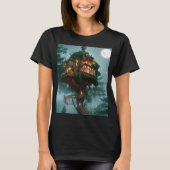Fantasy Tree House Digital Artwork T-shirt (Voorkant)