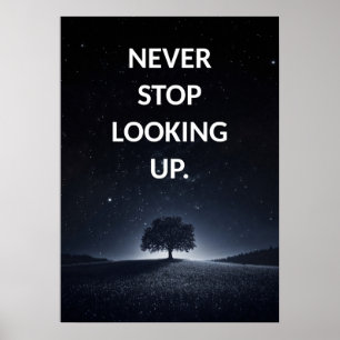 Fantasy Tree Motivatie positief Poster