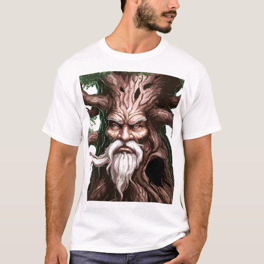 Fantasy Tree ontworpen T-shirt (Voorkant)