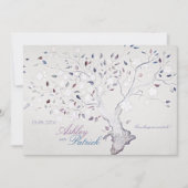 Fantasy Tree Wedding Kaart (Voorkant)