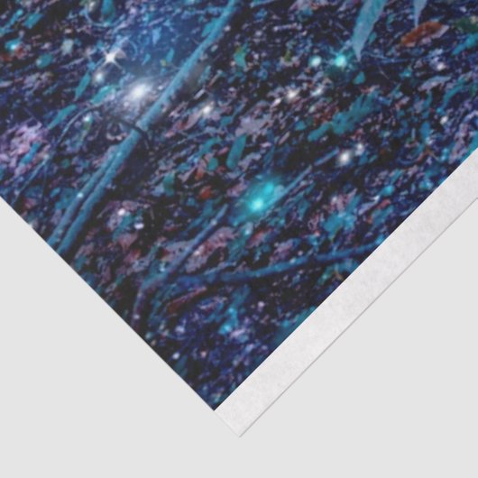 Fantasy Trees Butterfly Woodland Decoupage Tissuepapier (Detail)