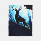Fantasy Trophy Buck Fleece Deken (Voorkant)