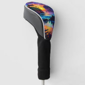 Fantasy Tropical Beach Drie Golfheadcover (Schuin)