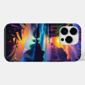Fantasy Tropical Beach Drie iPhone Hoesje (Achterkant horizontaal)