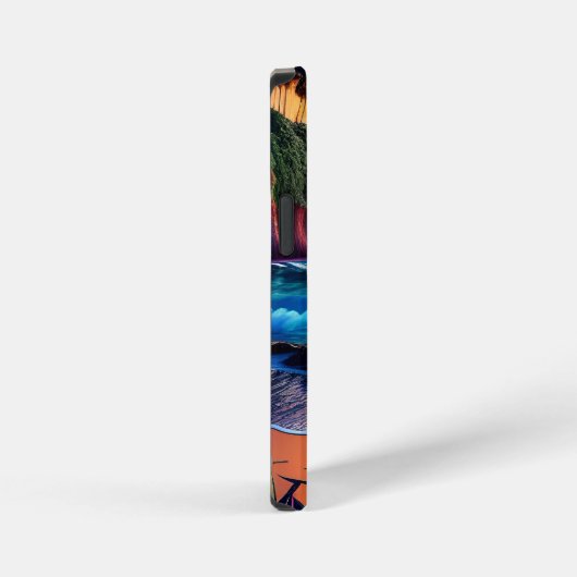 Fantasy Tropical Beach Drie iPhone Hoesje (Rechterkant)