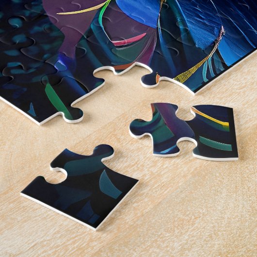 Fantasy Tropical Beach Drie Legpuzzel (Zijkant)