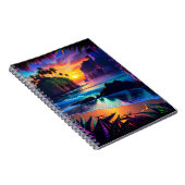 Fantasy Tropical Beach Drie Notitieboek (Rechterzijde)