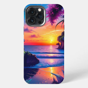 Fantasy Tropical Beach Two iPhone 13 Pro Max Hoesje