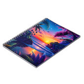 Fantasy Tropical Beach Two Notitieboek (Linkerzijde)