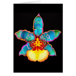 Fantasy Tropical Orchid Card