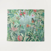 Fantasy Tropisch Oerwoud Wandkleed (Voorkant (horizontaal))