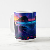 Fantasy Tropisch Strand Een Koffiemok (Voorkant links)