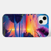 Fantasy Tropisch Strand Twee iPhone Hoesje (Achterkant horizontaal)