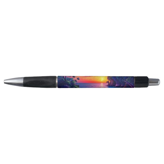 Fantasy Tropisch Strand Twee Pen (Voorkant)