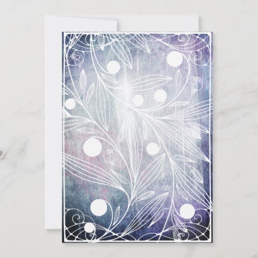 Fantasy trouw uitnodiging - Bewaar de datum (Achterkant)