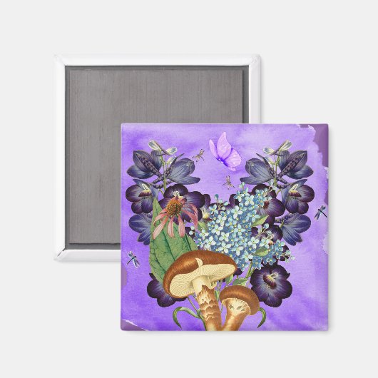 Fantasy tuinprint magneet (Voorkant / Achterkant)