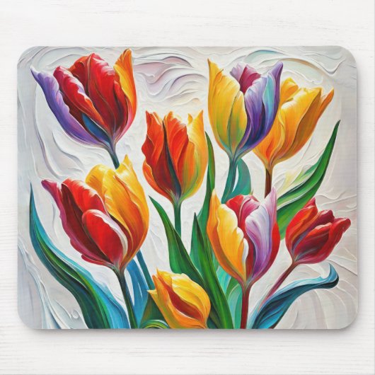 Fantasy tulp boeket muismat (Voorkant)