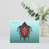 Fantasy Turtle Tattoo Briefkaart (Staand voorkant)