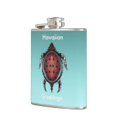 Fantasy Turtle Tattoo Heupfles (Links)