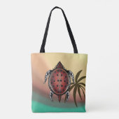 Fantasy Turtle Tattoo Tote Bag (Achterkant)