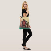Fantasy Turtle Tattoo Tote Bag (Op model)