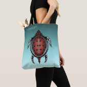 Fantasy Turtle Tattoo Tote Bag (Dichtbij)