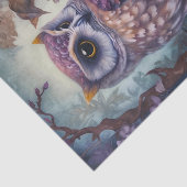 Fantasy Uil Bloemstuk Tissuepapier (Detail)
