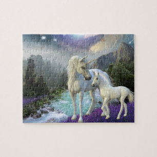 Fantasy Unicorn en Foal Mystical Legpuzzel