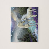 Fantasy Unicorn en Foal Mystical Legpuzzel (Verticaal)