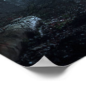 Fantasy Unicorn in Forest Poster (Hoek)