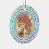 Fantasy Unicorn Keramisch Ornament (Rechts)
