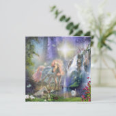 Fantasy Unicorn Mam en Baby (Staand voorkant)