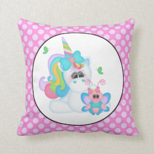 Fantasy unicorn meisjes kussen