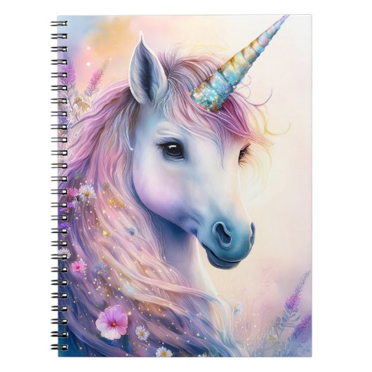 Fantasy Unicorn Notitieboek 6,5 x 8,75 inch (Voorkant)