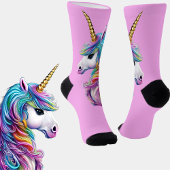  Fantasy Unicorn op Roze Sokken
