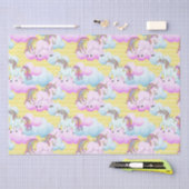 Fantasy unicorn patroonmeisjes tissuepapier (Craft)