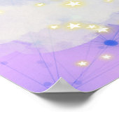 Fantasy Unicorn-poster voor meisjes Poster (Hoek)