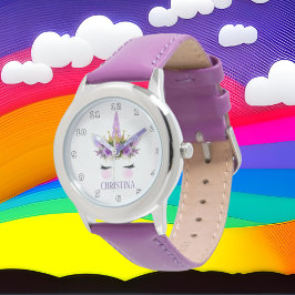 Fantasy unicorn prinses, voornaam horloge