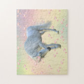 Fantasy Unicorn  regenboogvlies Legpuzzel (Verticaal)