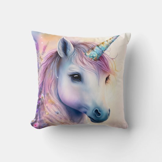 Fantasy Unicorn Sierkussen (Voorkant)