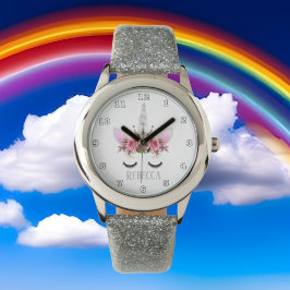 Fantasy unicorn Silver Princess, voornaam horloge