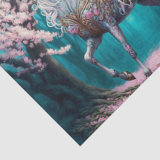 Fantasy Unicorn Tissuepapier (Detail)