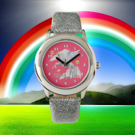 Fantasy Unicorn voegt er namen aan toe die meisjes Horloge