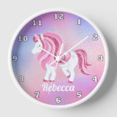 Fantasy unicorn voegt naammuurklok toe (Voorkant)