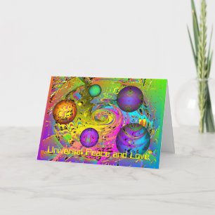 Fantasy Universe Holiday Greeting Feestdagen Kaart