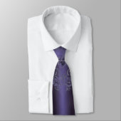 Fantasy Urban Scroll Paars Griffin Mannen Stropdas (Gebonden)