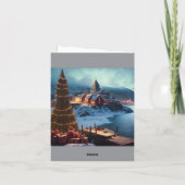 Fantasy Vakantiekaart Bedankkaart (Achterkant)